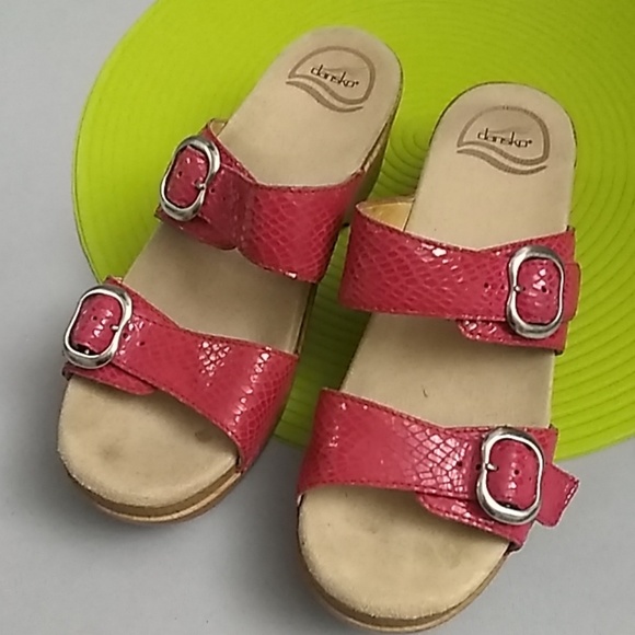 Dansko Shoes - Dansko Jessie Red Sandals